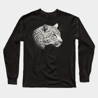 Leopard Close-Up African Wildlife Long Sleeve T-Shirt